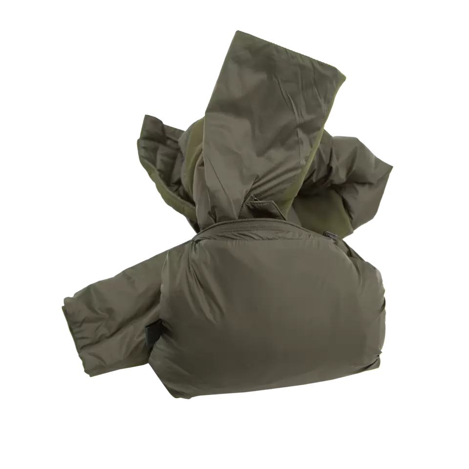 Carinthia G-Loft Ultra Jacket 2.0 Olive foldup bag