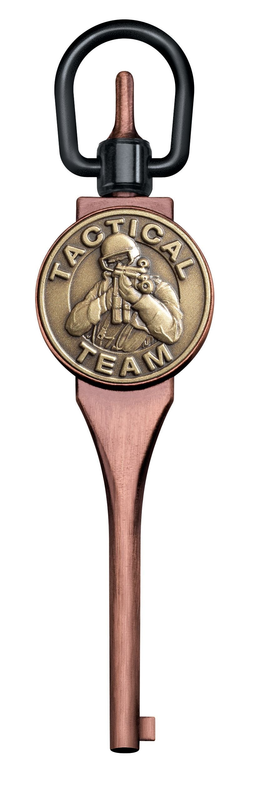 Guardian G1 Logo Handcuff Key, Antique Copper