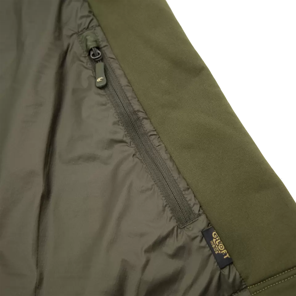 Carinthia TLG Vest Men's - Olive inner zip pocket |