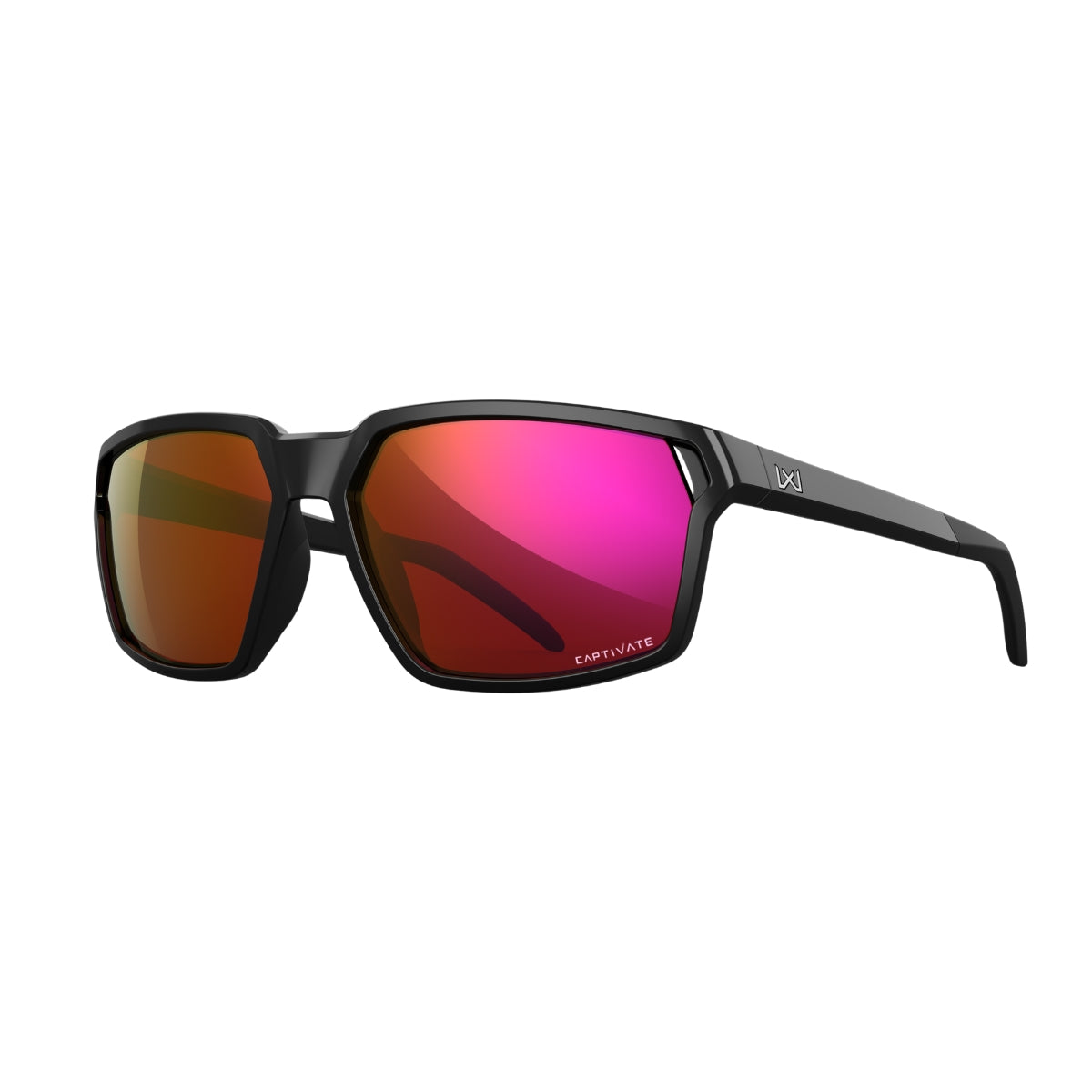 Wiley Sierra Captivate - Red Mirror - Gloss Black Frame