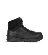 First Tactical Men’s 6” Safety Toe Side-Zip Duty Mid - Black - IMG 2