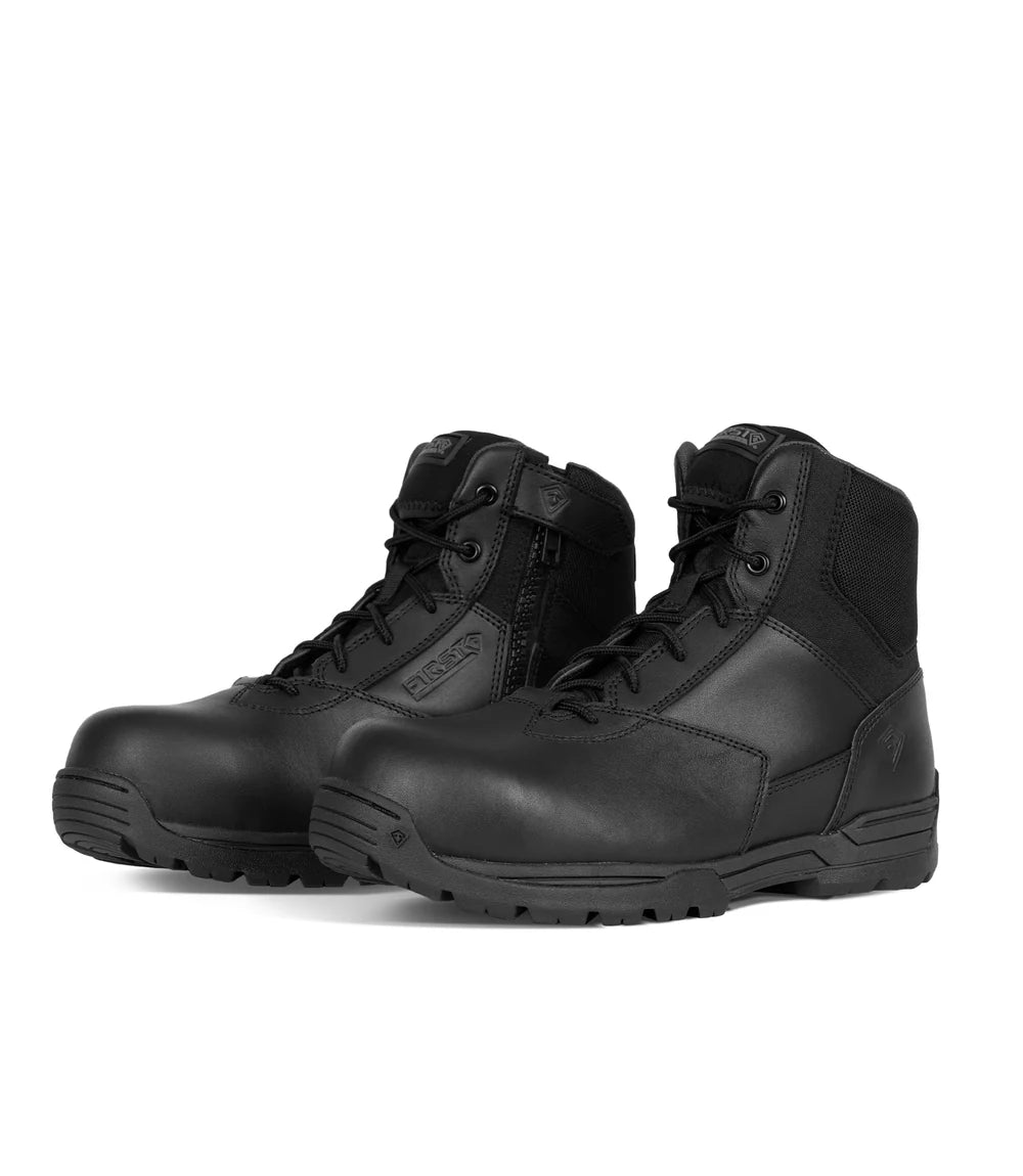 First Tactical Men’s 6” Safety Toe Side-Zip Duty Mid - Black - IMG 3