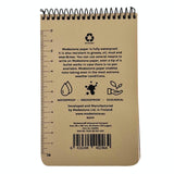Modestone Waterproof Notebook 96 x 148mm - Tan - Back Cover - | Team-Alpha Ireland | 