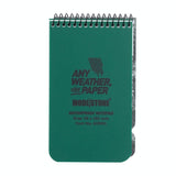Modestone Waterproof Notepad 76 x 130mm - A13MIL - Green Front 