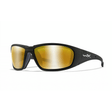 Wiley X Boss Pol Amber Gold Mirror Matte Black Frame - Team Alpha