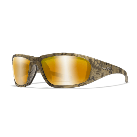 Wiley X Boss Pol Amber Gold Mirror Kryptek Highlander Frame - Team Alpha