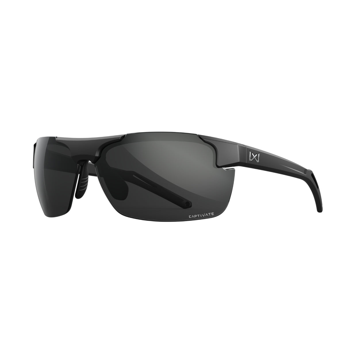 WileyX Prime Captivate Grey Matte Black Frame-