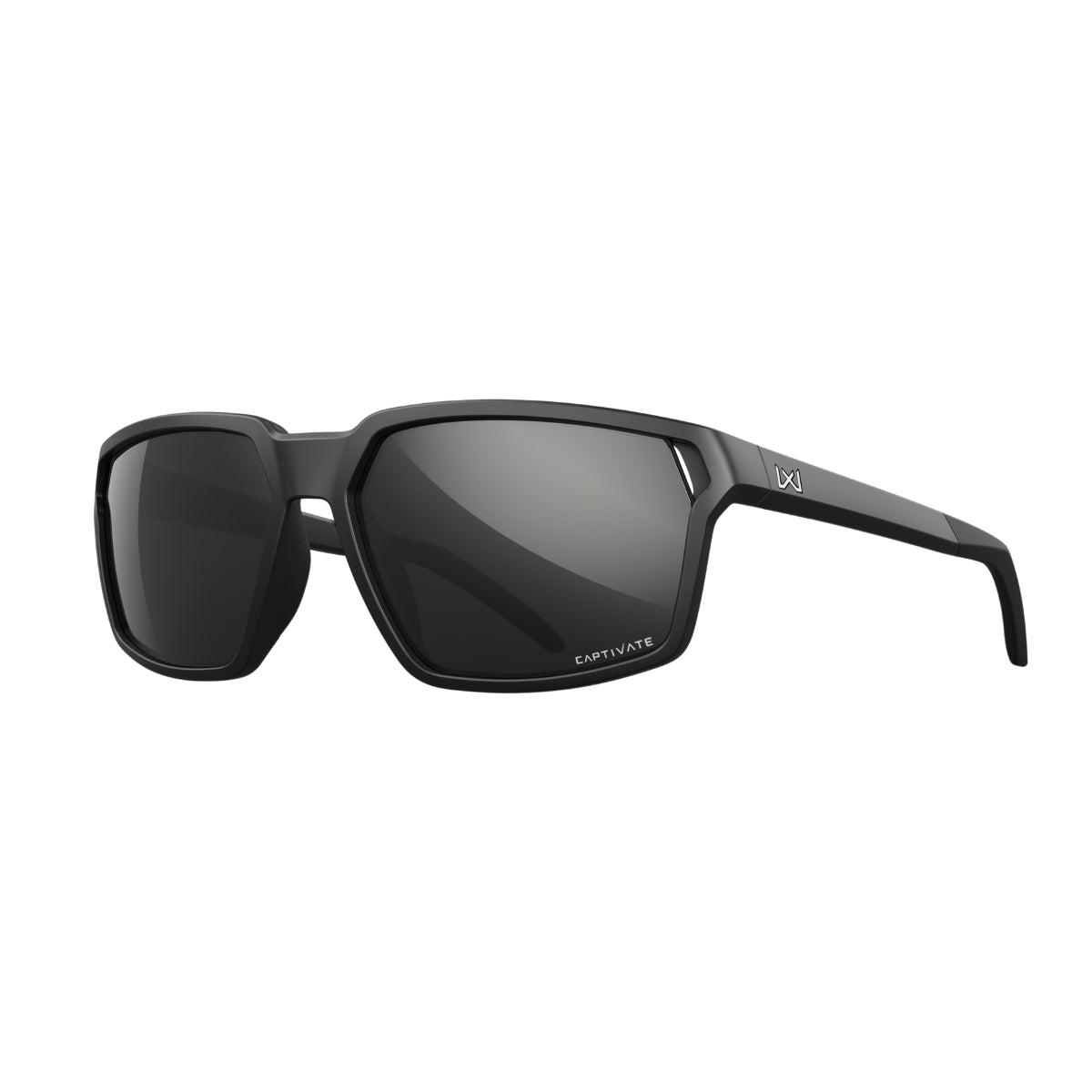 Wiley X Sierra Captivate - Pol Black Mirror - Matte Black Frame 