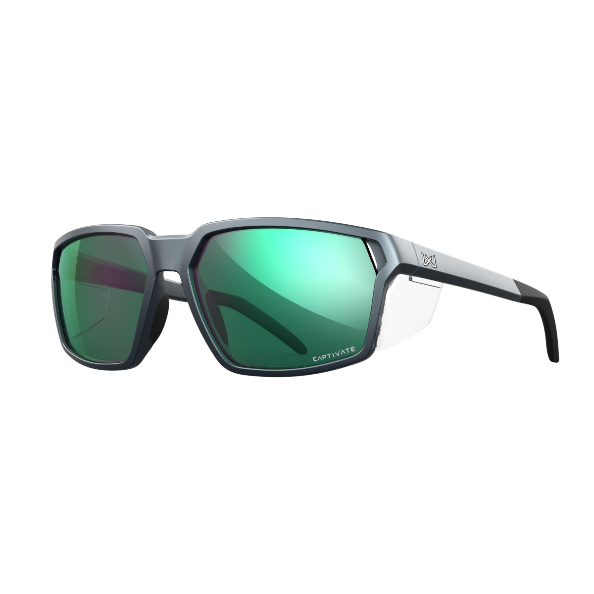 Wiley X Sierra Captivate - Pol Green Mirror - Matte Graphite Frame - IMG 2