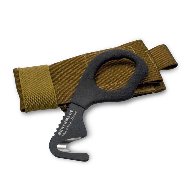 BenchMade Safety Cutter Rescue Tool 7 Hook- Coyote - Team Alpha