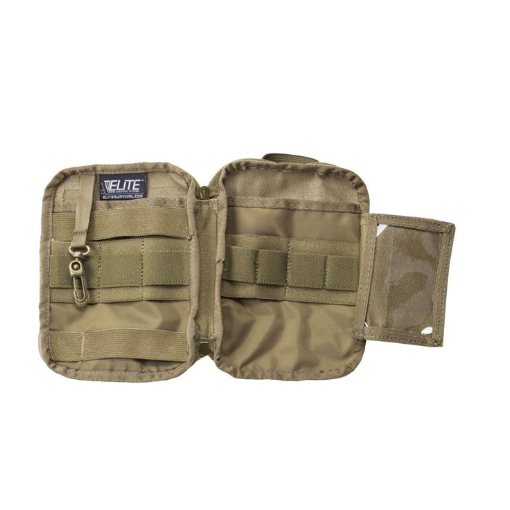 ELITE SURVIVAL SYSTEMS - POCKET ORGANISER IN Coyote Brown- Team Alpha